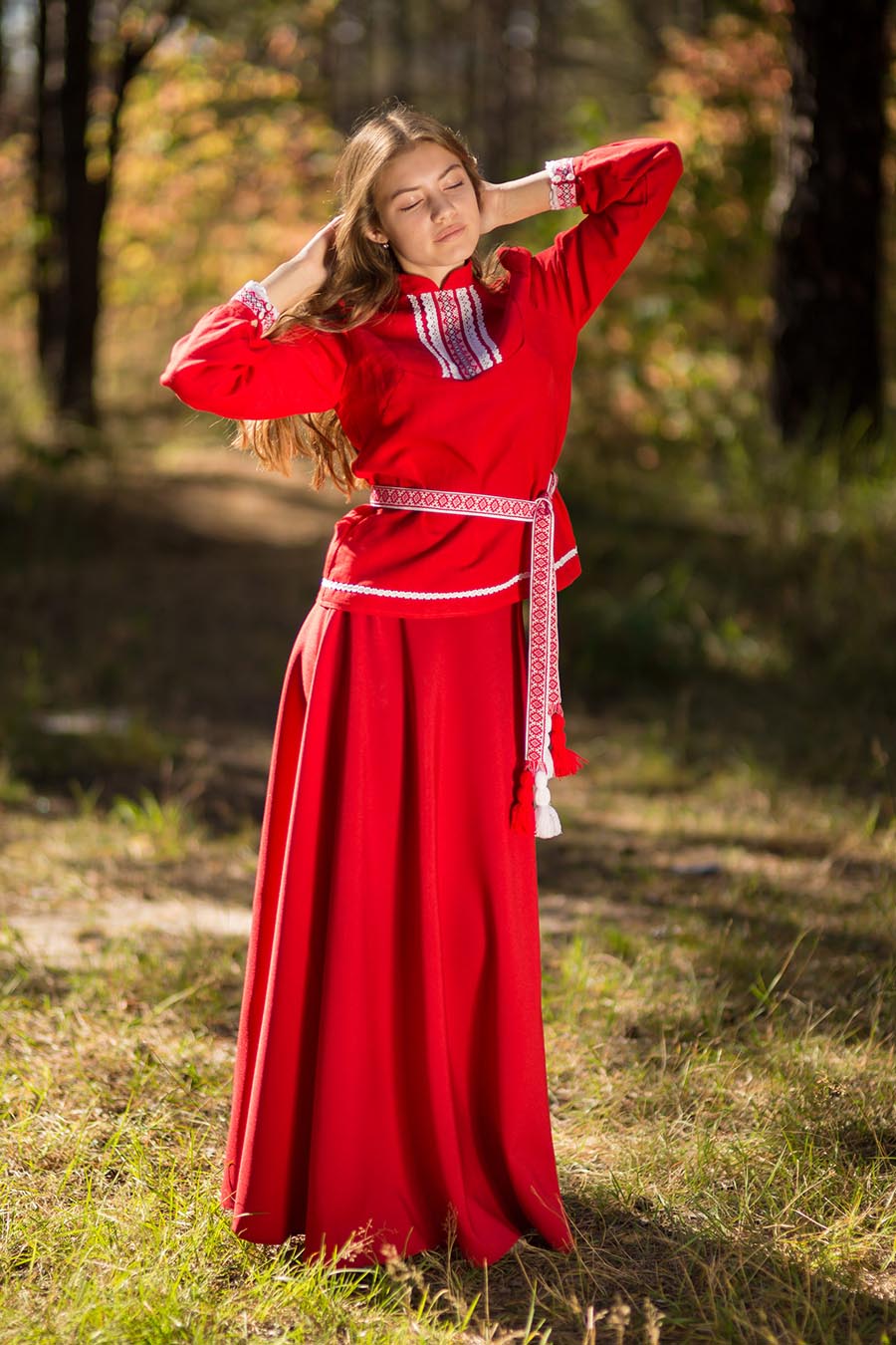 Underwear Women in Slavic costumes in Dnepr